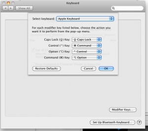 keyboard settings